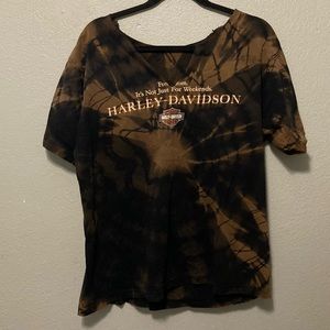 Harley Davidson tie dye shirt